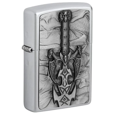 Imagen de Zippo Feuerzeug PL Dark Side Sword Encendedor, Latón, Acero, 1x3.5x5.5 cm