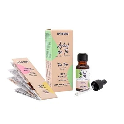 Imagen de Flor De Mayo Aceite Puro 20 ml 100% Arbol Te Cuentagotas