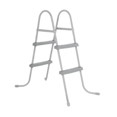 Imagen de BESTWAY Escalera para Piscinas Desmontables 112x66x116 cm Plateado