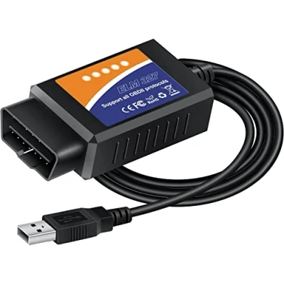 Imagen de Premium Cord ELM327 Cable USB para diagnóstico OBD II