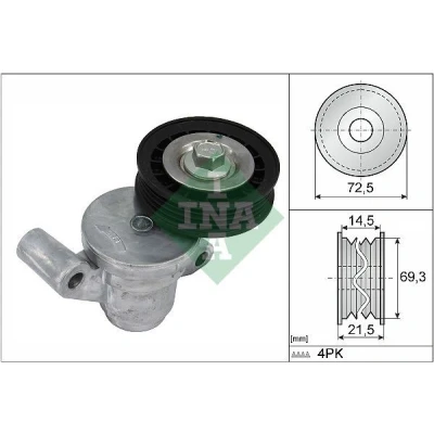 Imagen de INA 534 0705 10 Brazo tensor, correa trapecial poli V