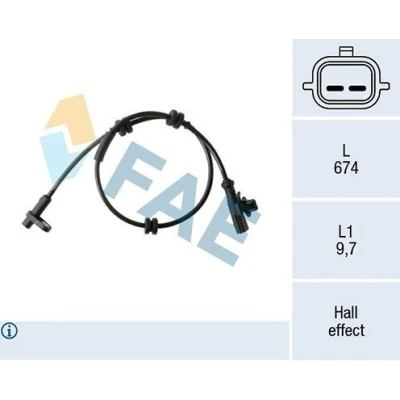 Imagen de FAE 78454 Sensor de ABS Hall 2 674