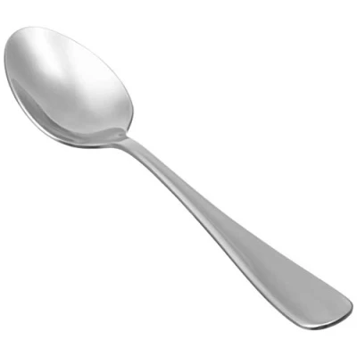 Imagen de Amazon Basics Cucharas de Sopa Acero Inoxidable, con Punta Redonda, Juego 12