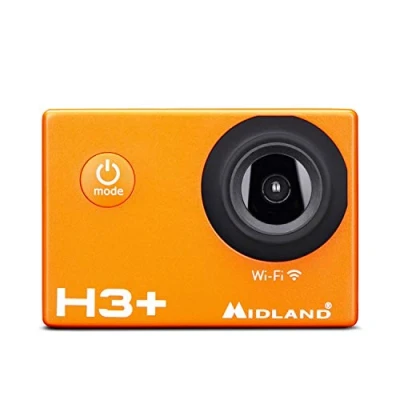 Imagen de MIDLAND Cámara de Video H3 + Wi Fi Action Sports Full HD, Foto 16MP, batería incluida, estabilizador Imagen,