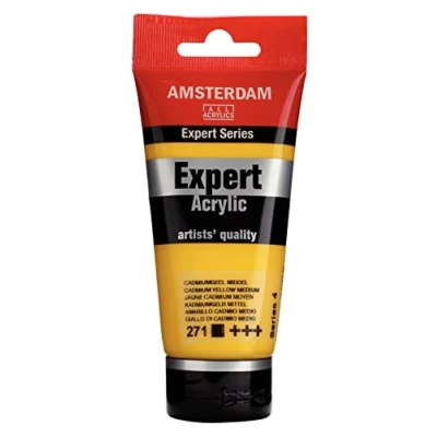 Imagen de Amsterdam Expert Acrylic: (Acrílico) 75ml. Serie 4 Amarillo Cadmio Medio