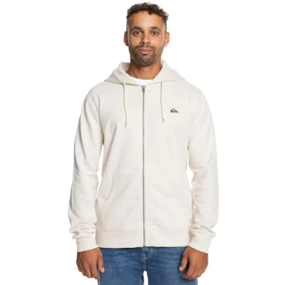 Imagen de Quiksilver Basic Hoodie Zip Sudadera, Birch, XL para Hombre