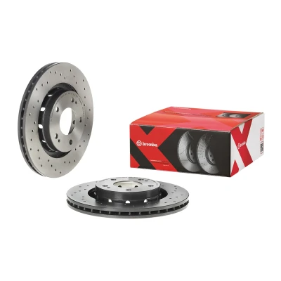 Imagen de BREMBO 09.A738.1X Disco de freno 294 24 5 perforado/ventil. int. revestido MITSUBISHI: Lancer 8 Limousine, 8, Outlander 2 SUV
