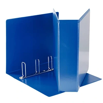 Imagen de Esselte carpeta de 4 anillas personalizable, color turquesa Dorso 8.5 cm