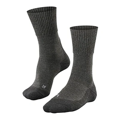 Imagen de FALKE TK1 Adventure Wool M SO lana hilo funcional anti ampollas gruesa 1 par, Calcetines para senderismo Hombre, Gris (Smog 3150), 42 43