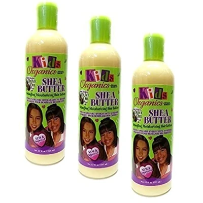 Imagen de Kids Organics Africa&#039;s Best, Loción Hidratante para Desenredar el Pelo con Aceite de Oliva y Manteca Karité 355 ml
