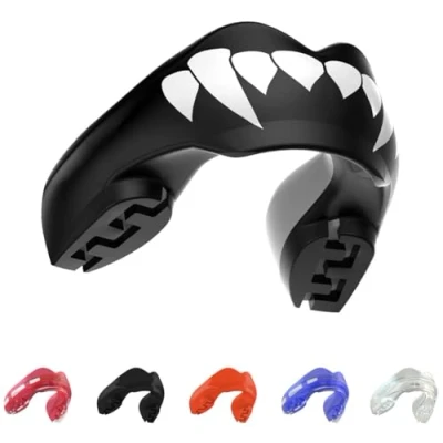 Imagen de Safejawz Protector bucal para aparatos ortopédicos. Todos los Deportes de Contacto, incluidos rugby, MMA, artes marciales kickboxing, judo, hockey y boxeo (Fangz)