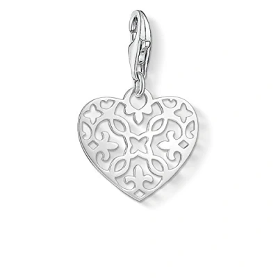 Imagen de Thomas Sabo Charm con Cierre para Mujer, Plata de Ley 925, Plateado