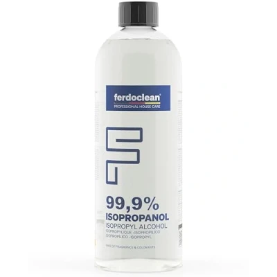 Imagen de 1000ml isopropanol 99% Limpiador con alcohol solvente 1l IPA para el hogar, la cocina, automóvil y más Detergente desengrasante