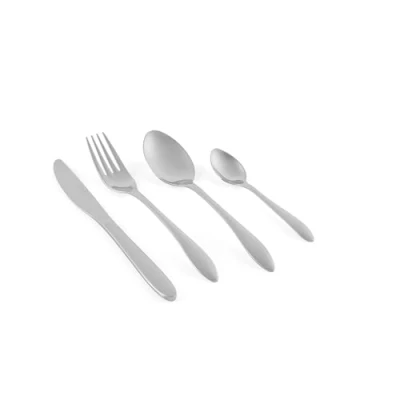 Imagen de Russell Hobbs RH02221EU7 Cologne 16 Piece Cubertería Juego, 18/0 Tabletas de acero inoxidable para 4 lugares, 50 años garantía, incluye Cuchillo/Fork/Postre Cuchara/cucharadita