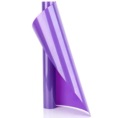 Imagen de YURROAD Vinilo Textil Violeta 100cm x 30cm Termoadhesivo Textile, de Transferencia Calor para la Tela HTV Hierro en Camiseta (Violeta)