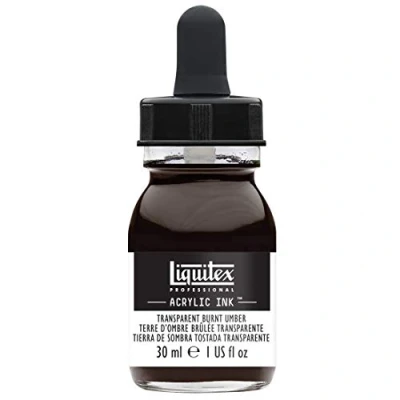 Imagen de Liquitex Professional Tinta Acrílica, 30 Ml, Tierra De Sombra Tostada Transparente