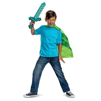 Imagen de Minecraft Kit de Espada + Capa 50 cm Licencia Oficial