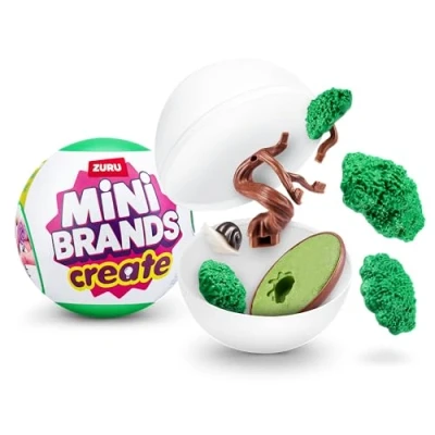 Imagen de Mini Brands Cápsula Create Garden de ZURU, Juguete Sorpresa con Minis coleccionables, Embalaje Ciego, Manual, (1 Capsule)
