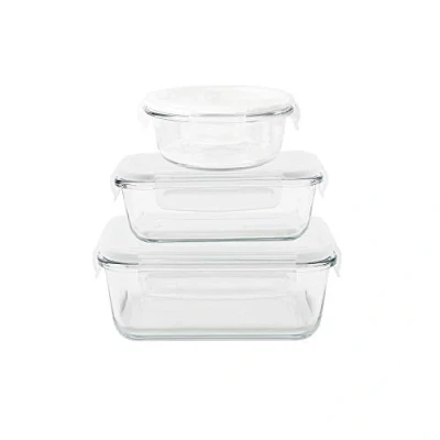 Imagen de Pebbly PKV 3SMB Cajas de conservación, Cristal, Multicolor