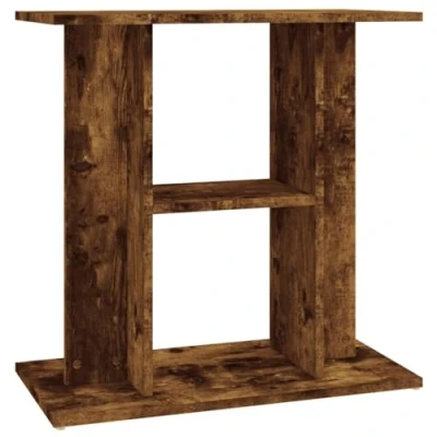 Imagen de vidaXL Soporte para Acuario Madera ingeniería Roble Ahumado 60x30x60cm