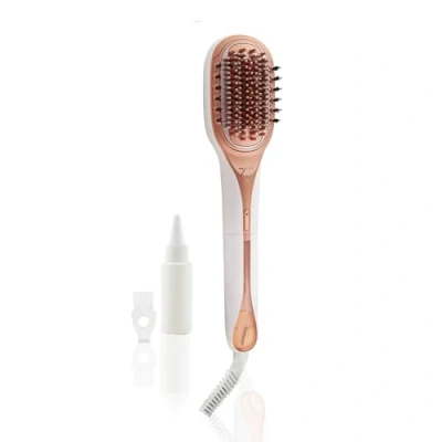 Imagen de Rowenta Hair Therapist cepillo reparador del cabello, a vapor, repara hasta un 78% cabello dañado, tecnología Thermal Care, revestimiento queratina, incluye accesorios, blanco, CF9920