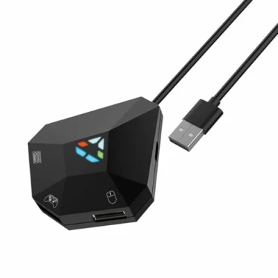 Imagen de Adaptador de Teclado y Mouse para Juegos Consolas Juegos, Compatible con Nintendo Switch, PS4, PS3, Xbox One, 360