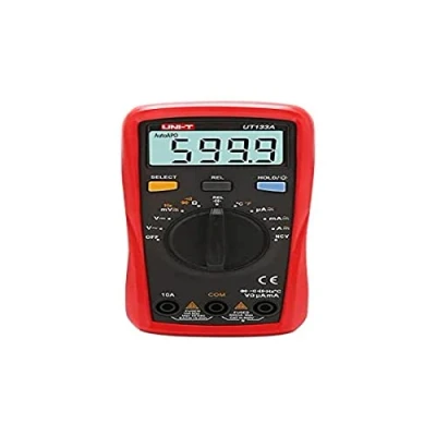 Imagen de UNI T UT133A Multímetro Digital de Mano, 600 V AC/DC, 10A, 40C 1000C/ 40F 1832F