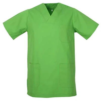 Imagen de MISEMIYA Casaca Unisex MÉDICO Enfermera Uniforme Limpieza Laboral ESTÉTICA Dentista Veterinaria Sanitario HOSTELERÍA Ref.817 M, Verde Manzana