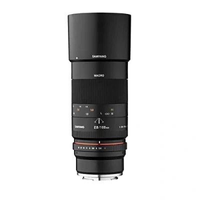 Imagen de Samyang F1112309101 Objetivo fotográfico DSLR para Micro Cuatro Tercios AS IF UMC (Distancia Focal Fija 100mm, Apertura f/2.8 32, diámetro Filtro: 67mm), Negro