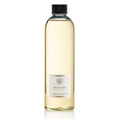 Imagen de Dr. Vranjes Recarga de Ambra 500 ml con Varillas Blancas difusor, Fragancia habitación lujo, Made in Italy, Aromas: Oriental y Envolvente, Pirámide Olfativa: Ambar, Pachuli, Sandalo