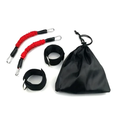 Imagen de TAKOXIA cuerda de resistencia para piernas tobillo, entrenamiento, entrenamiento fitness, elástica, equipo muscular