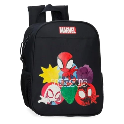 Imagen de Joumma Marvel Versus Mochila Preescolar Adaptable a Carro Negro 21x25x10 cms Poliéster 6,44L