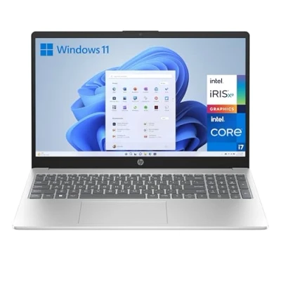 Imagen de HP 15 fd0195ns Ordenador portátil de 15.6&quot; FHD (Intel Core i7 1355U, 16GB RAM, 512GB SSD, Intel Iris Xe Graphics, Windows 11 Home) Plata Teclado QWERTY Español