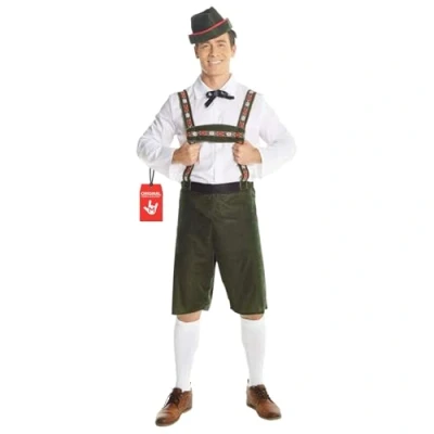 Imagen de Morph Disfraz Oktoberfest Hombre, Traje Tiroles Bavaro Carnaval Hombre Talla XL