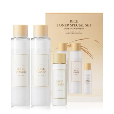 Imagen de I&#039;m from Rice Toner, 77.78% Extract Korea, Glow Essence with Niacinamide, Hydrating for Dry Skin, Vegan, Alcohol Free, Fragrance Peta Approved, K Beauty Toner 11.20 Fl Oz