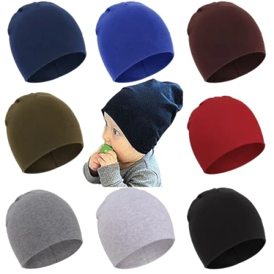 Imagen de DRESHOW 8 PCS Bebé Beanie Sombrero Recién Nacidos Niño Pequeño para Bebés Niños Gorros