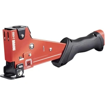 Imagen de Novus J 055 Grapadora de martillo (carga rápida, protección superficies, máx. 175 grapas 6 14 mm), color rojo