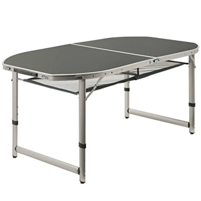 Imagen de CampFeuer Mesa de Camping Plegable Aluminio para 6 Personas 150 x 80 cm Altura Regulable Acampada, Jardín y Terraza