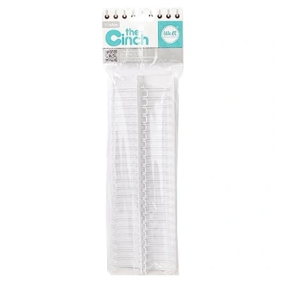 Imagen de We R Memory Keepers 0633356710066 Anillas Blancas para Encuadernar Cinch 1.0&quot;, Papel, Multicolor, Talla única