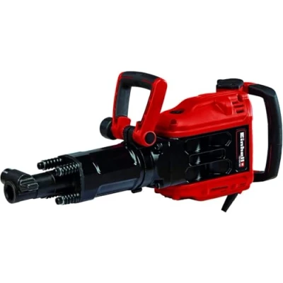 Imagen de Einhell Martillo demoledor TE DH 50 (1700 W, J, portaherramientas SDS hex, empuñadura amortiguadora de vibraciones, cincel puntiagudo + plano carro transporte y almacenamiento incluido)