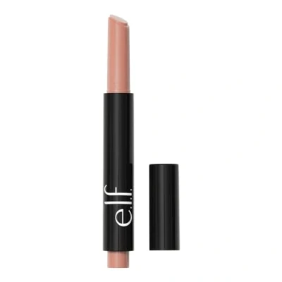 Imagen de e.l.f. Pout Clout Lip Plumping Pen Pen, Tinte e hidratante, color liso y brillo brillante con aceite de maracuya, vegano libre crueldad animal, Just Peachy
