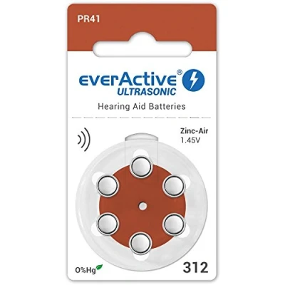 Imagen de BATERIE everACTIVE ULTRASONIC 312 6pcs (Bat. DO APA. SL.) Blister
