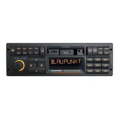 Imagen de Autorradio Blaupunkt Frankfurt RCM82DAB Sint. Mundial CODEM IV, FM, Am, Dab, Dab+ con radiotexto/DLS. Función de tráfico. Manos Libres Bluetooth y Audio, USB, AUX, Control Remoto IR, 4X 50W, Negro