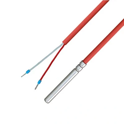 Imagen de PT1000 Sensor de temperatura con cable silicona hasta 200 C, 2 metros