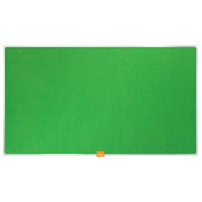 Imagen de Nobo 1905314 Tablero panorámico verde de fieltro 32&quot;