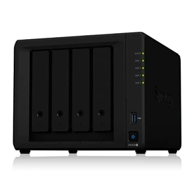 Imagen de Synology DS420+ 16TB 4 Bay Desktop NAS Solution, Instalado con Unidades Seagate IronWolf de TB