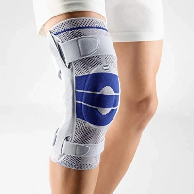 Imagen de Bauerfeind GenuTrain S Vendaje de Rodilla, Derecho, Gris (Titán), Talla 7