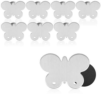 Imagen de com four® 8X Pesas para manteles de Acero Inoxidable Clip magnético Aprox. 50 Gramos