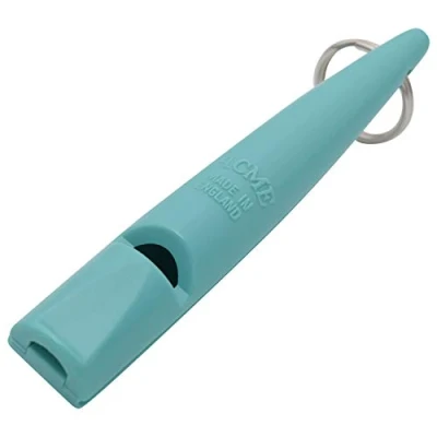 Imagen de Acme Silbato de Perro 211,5 + Banda Gratis Original Inglaterra Ideal para Entrenamiento Perros Material Robusto Frecuencia estandarizada Alto y Largo Alcance (Turquiose)
