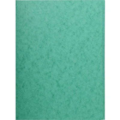 Imagen de Exacompta 56415E Subcarpeta de cartulina lustrada con 3 solapas, 24 x 32 cm, color verde